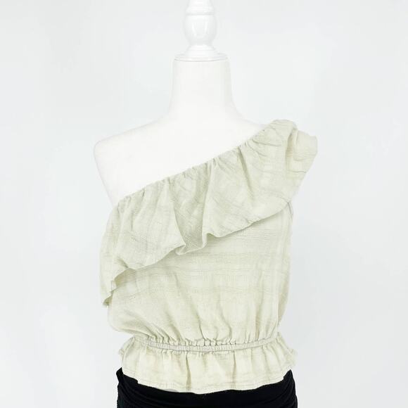 American Eagle Outfitters Tops - American Eagle One Shoulder Ruffle Top Small